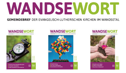 Aufmacher mit WandseWort Titelbildern - Copyright: Kirchen im Wandsetal