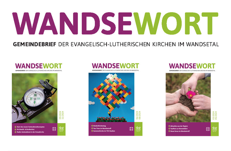 Aufmacher mit WandseWort Titelbildern