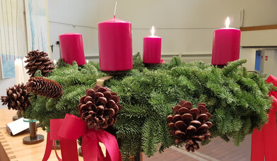 Adventskranz - Copyright: Renate Ott-Filenius