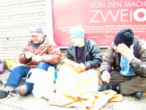 Obdachlos und gestrandet in Hamburg -Archivfoto: Mechthild Klein - Copyright: Mechthild Klein