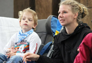 Die Kirche am Volksdorfer Rockenhof hat dieses besondere Erlebnisprojekt für schwerstbehinderte Kinder gestartet - Foto: Simone Viere - Copyright: Simone Viere, epd