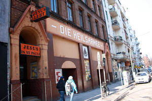 Helfen an der Reeperbahn auf St. Pauli: Die Station der Heilsarmee - Copyright: I.Chevalley, Heilsarmee