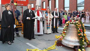 Neue Töne für das Ökumenische Forum: Die Glocke - Copyright: Stephan Wallocha, epd