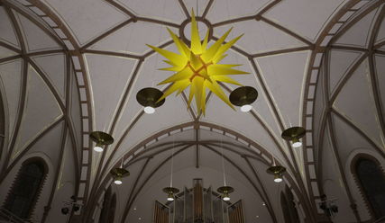 Decke der Kreuzkirche - Copyright: Robert Schleßmann