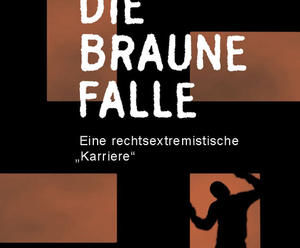 Ausstellungsplakat: Die braune Falle - Eine rechtsextremistische 'Karriere' - Bild: Bundesamt für Verfassungsschutz - Copyright: Bundesamt für Verfassungsschutz