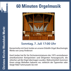 60 Minuten Orgelmusik