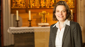 Astrid Kleist in der Hauptkirche St. Jacobi &#150; Foto: Kirchenkreis Hamburg-Ost - Copyright: Kirchenkreis Hamburg-Ost