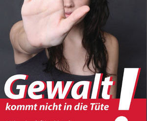 Die Kampagne auf Brottüten vermittelt Adressen zur Hilfe gegen Gewalt - Copyright: Kampagne Gewalt kommt nicht in die Tüte