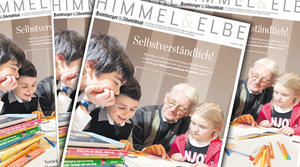 Februarausgabe von 'Himmel & Elbe' &#150; Titelseite