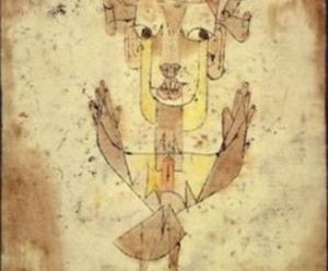 Engel im Werden? Paul Klees Angelus Novus aus dem Jahr 1920 - Copyright: Paul Klee, Wikimedia Commons