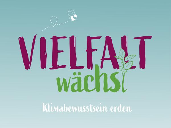 Logo Vielfalt wächst - Klimabewusstsein erden - Copyright: Klima Nordkirche