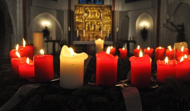 Wichernkranz in der Hauptkirche St. Jacobi - Copyright: Hauptkirche St. Jacobi | Foto: Julia Siebrecht