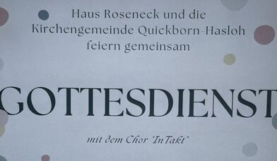 Plakat Diakonie-Gottesdienst - Copyright: Florian Niemöller