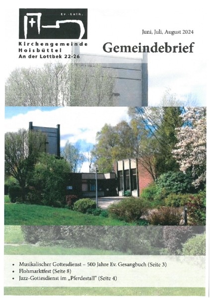 Gemeindebrief 06-09.2024 - Copyright: KG Hoisbüttel