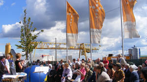 Der Kirchenpavillon in der HafenCity - Copyright: Ökumenisches Forum HafenCity