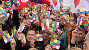 Hamburger bekennen Farbe gegen rechts - Copyright: Ralf Niemzig, kirche-hamburg.de