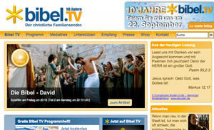 Bibel TV finanziert sich hauptsächlich über Spenden - Copyright: Bibel TV