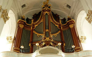 Die restaurierte Steinmeyer-Orgel im Michel - Copyright: Mechthild Klein