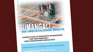 Einladungsflyer 'Sumangali'