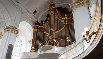 Große Orgel Hauptkirche St. Michaelis - Copyright: Miguel Ferraz