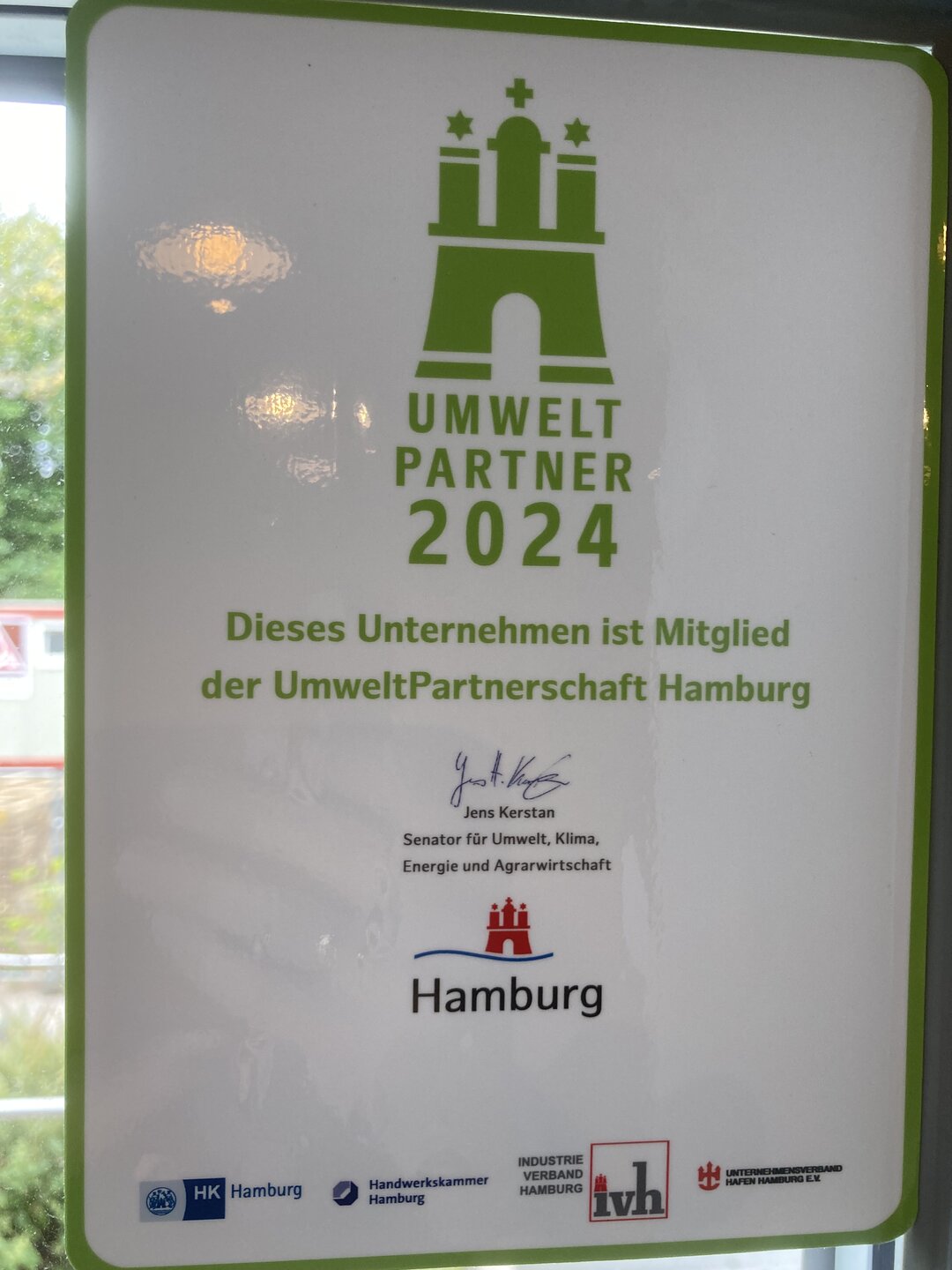 Umwelt Partnerschaft Aushang