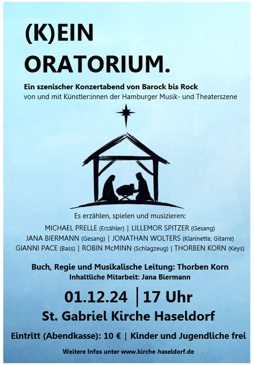 Poster (K)ein Oratorium